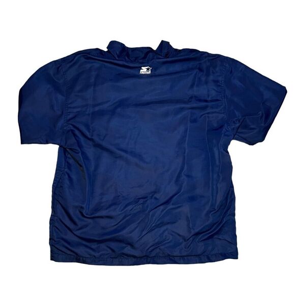 Amsterdam Admirals Windbreaker Starter Jacket Size XL Blue Full Zip Chest Logo - Picture 4 of 8